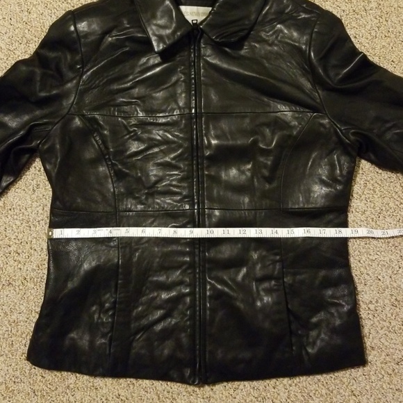 Jones New York Genuine Leather Jacket - Picture 7 of 7